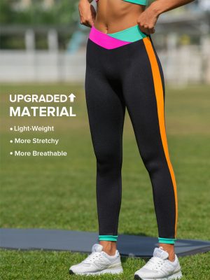 Colorblock Butt Lifting Sports Leggings